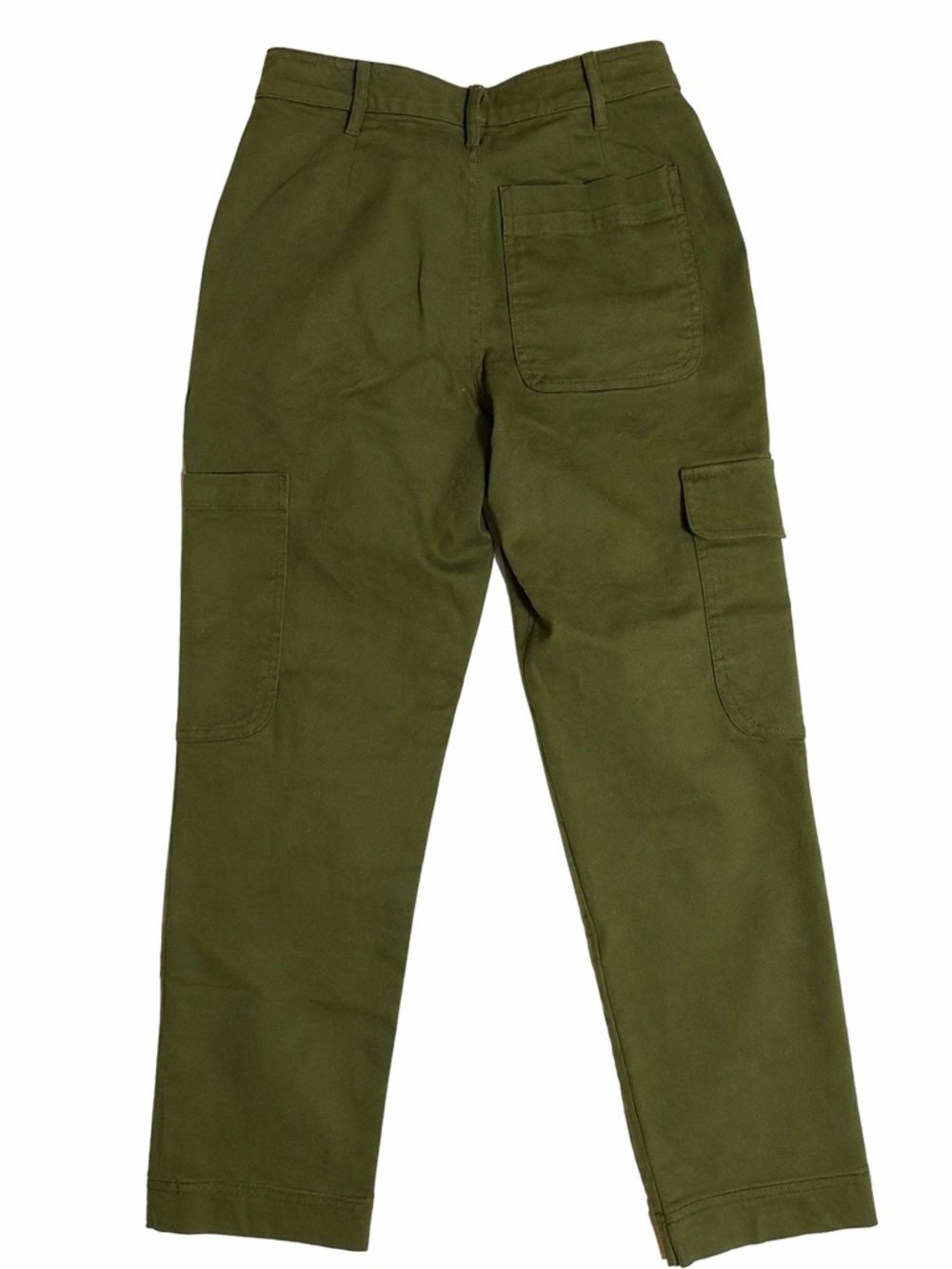 Free Assembly Cargo Pants Olive Green Women’s 4 Utility Pockets